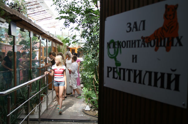 Здание муниципалитета организовало для украинских детей поездку в Воронежский зоопарк (ФОТОГРАФИЯ)